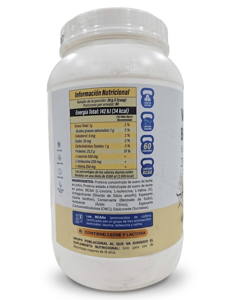 WHEY PROTEIN 4 LB VAINILLA MONVERD