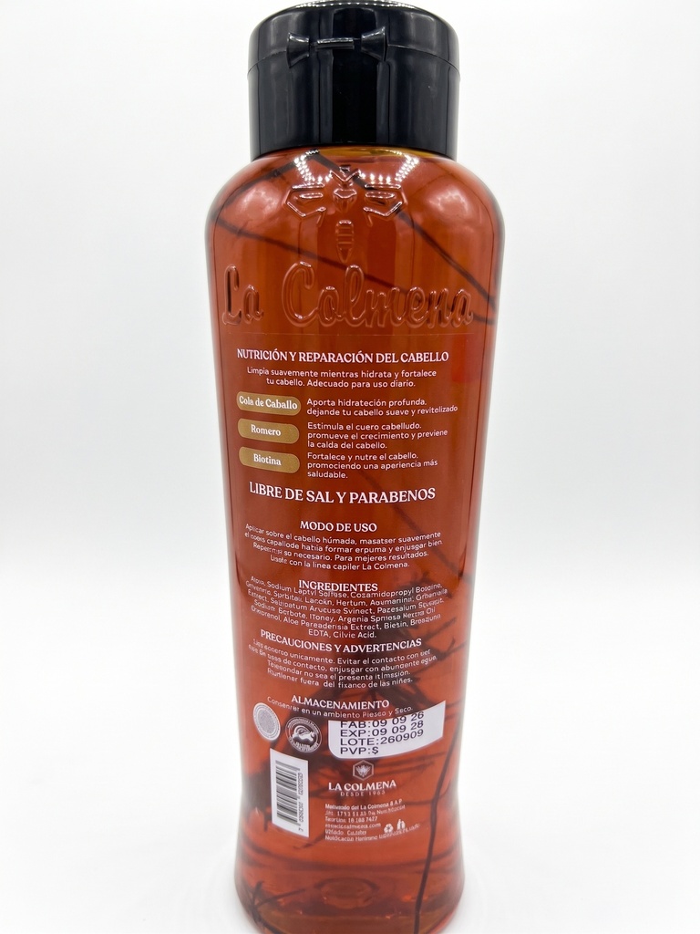COLA DE CABALLO Y ROMERO SHAMPOO LA COLMENA