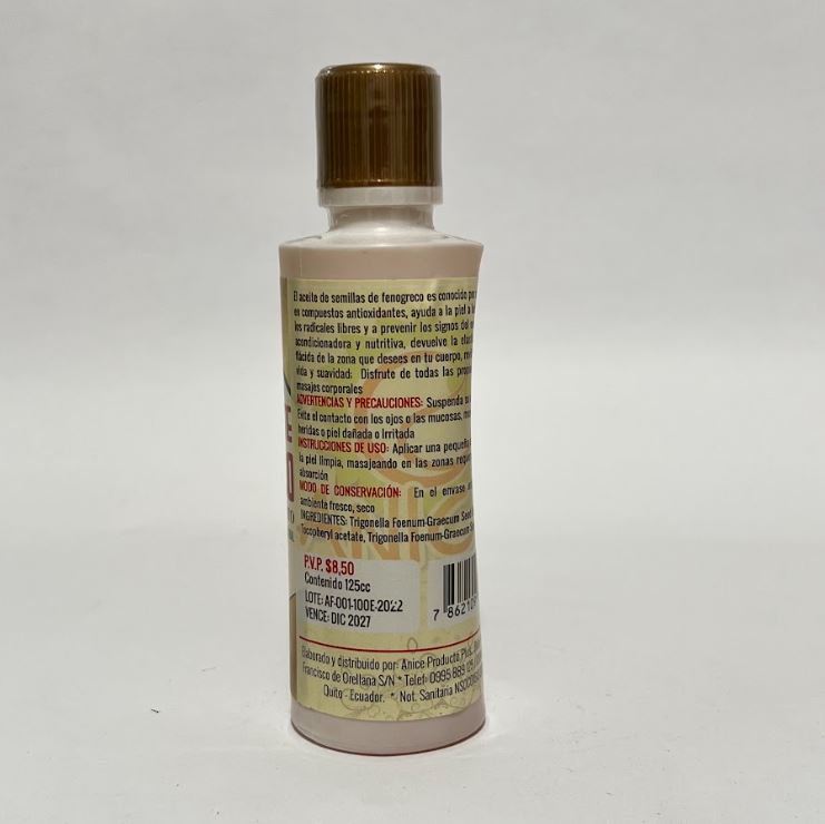 ACEITE DE FENOGRECO ANICE