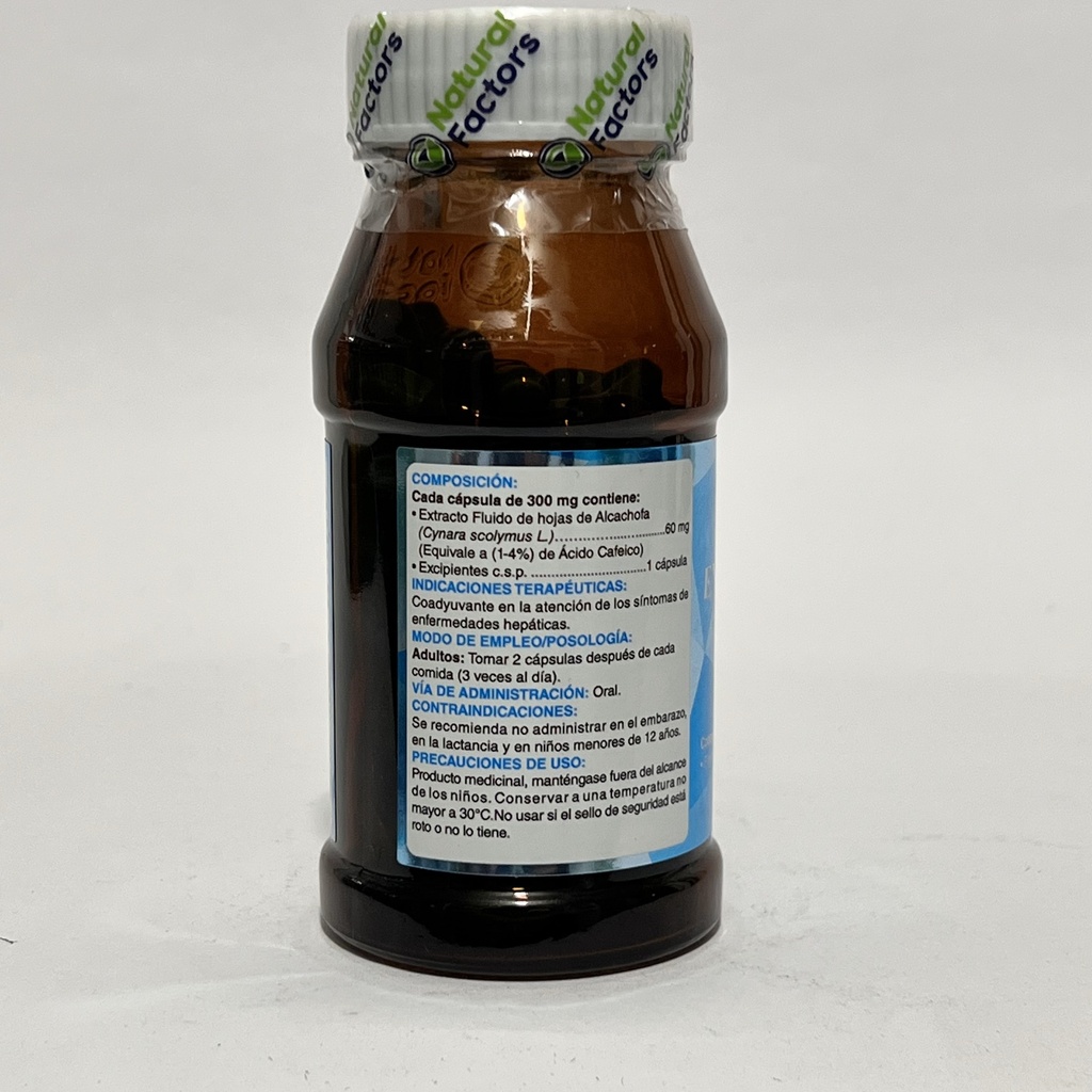 ENFERMEDADES HEPATICAS ALCACHOFA CAPSULAS NATURAL FACTOR