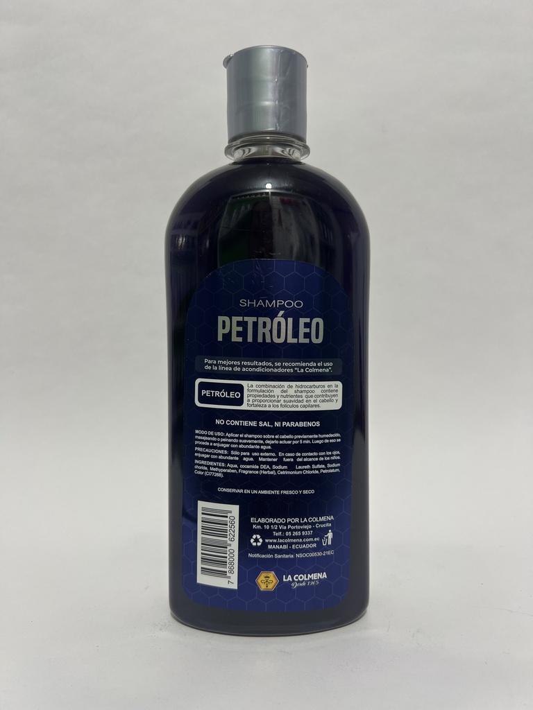 PETROLEO/SHAMPOO 500ML/ LA COLMENA