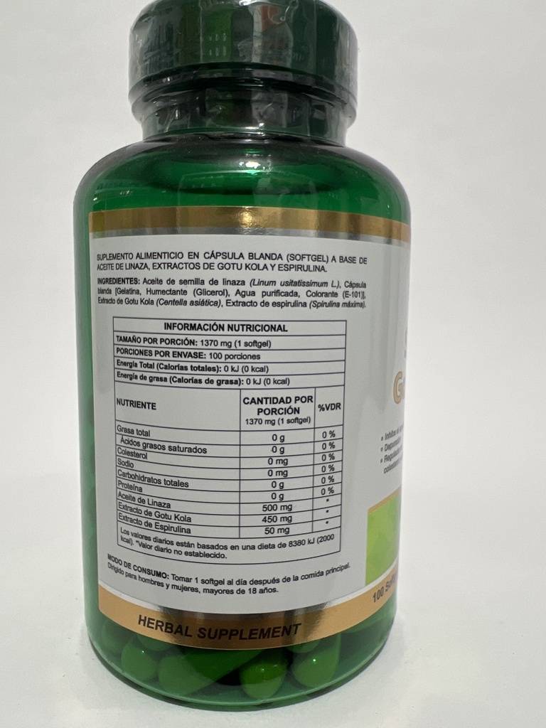 SPIRULINA & GOTU KOLA MAX HERBALMAX