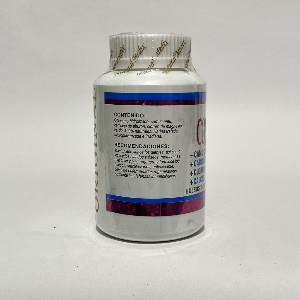 COLAGENO + CAMU CAMU+CARTILAGO DE TIBURON+CLORURO DE MAGNESIO+CALCIO NATURAL MEDIX