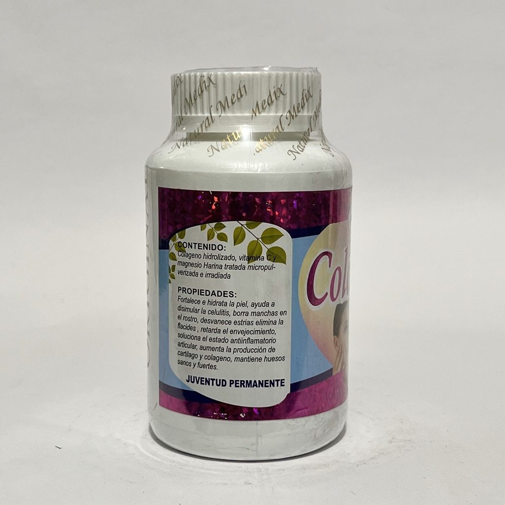 COLAGENO HIDROLIZADO CON VITAMINA C Y MAGNESIO NATURAL MEDIX