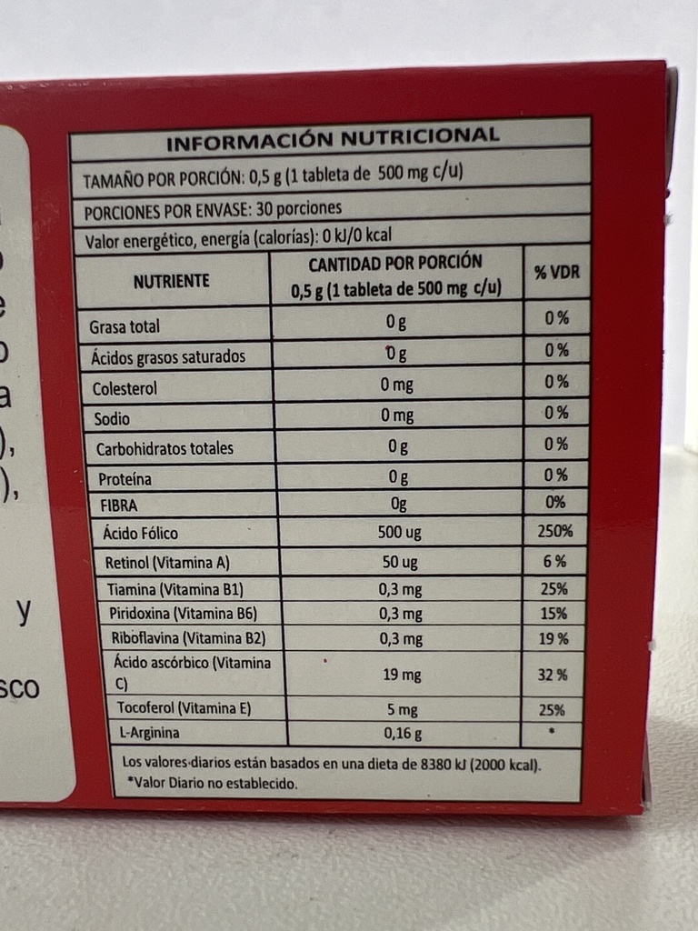 VITAFRANCESA VITACEREBRINA BLISTER X30 500MG LIVING NATURAL
