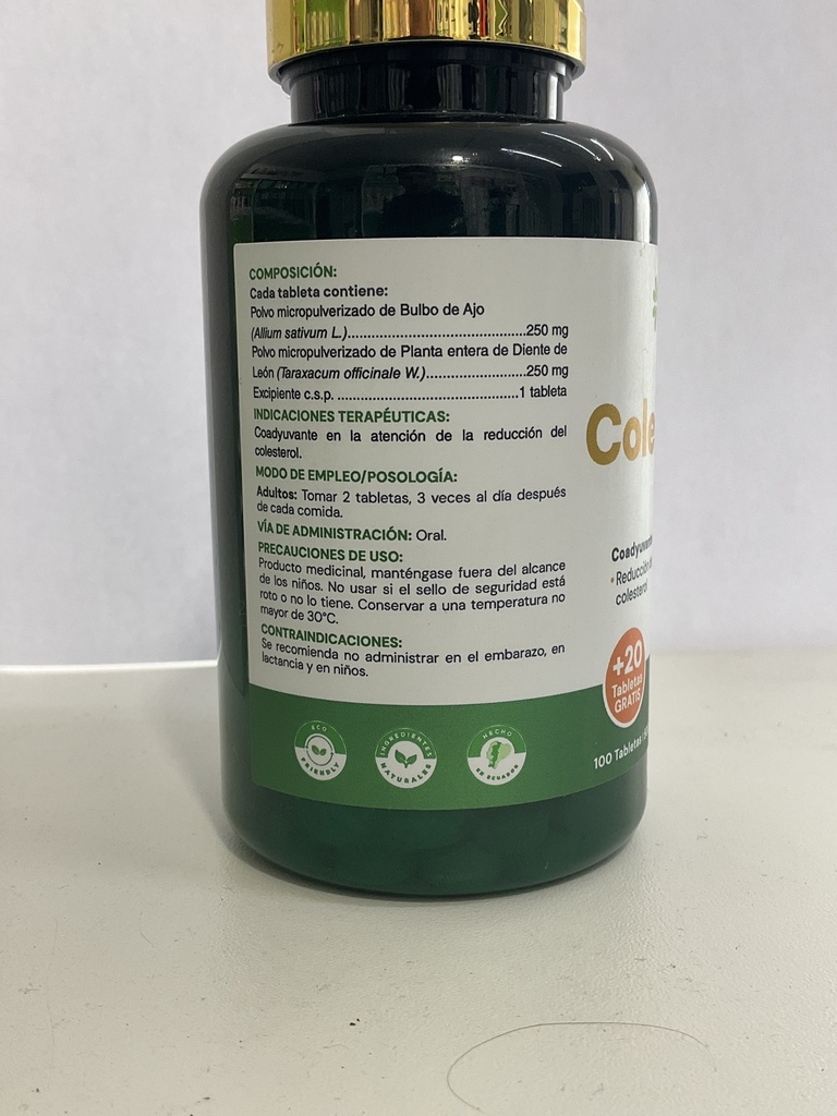 COLESTERMAC 500MG TAB X120 LABMAC
