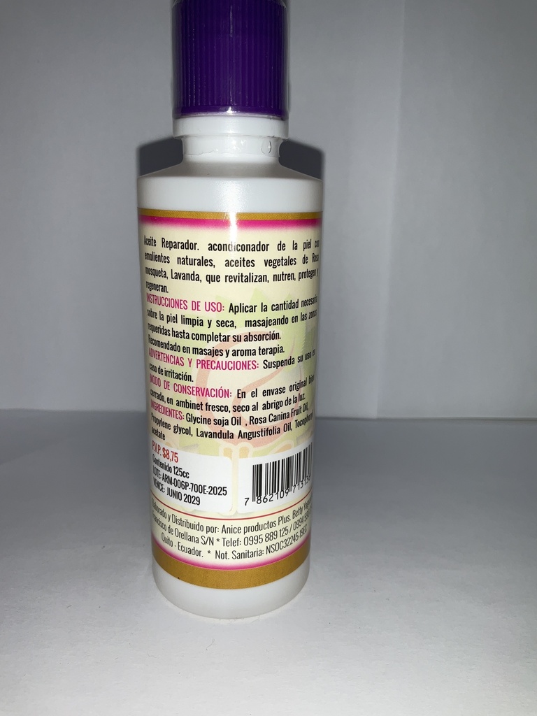 ACEITE DE ROSA MOSQUETA 125CC ANICE