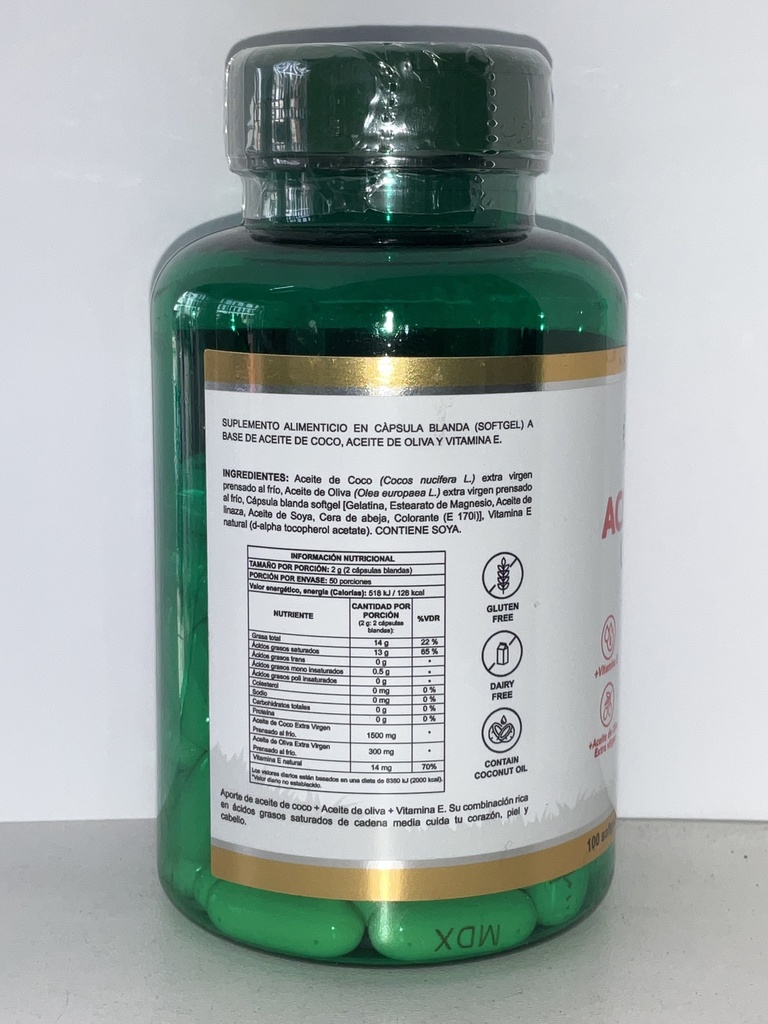 ACEITE DE COCO COCOSOL MAX CAP BLANDA 1000MG X 100 HERBALMAX