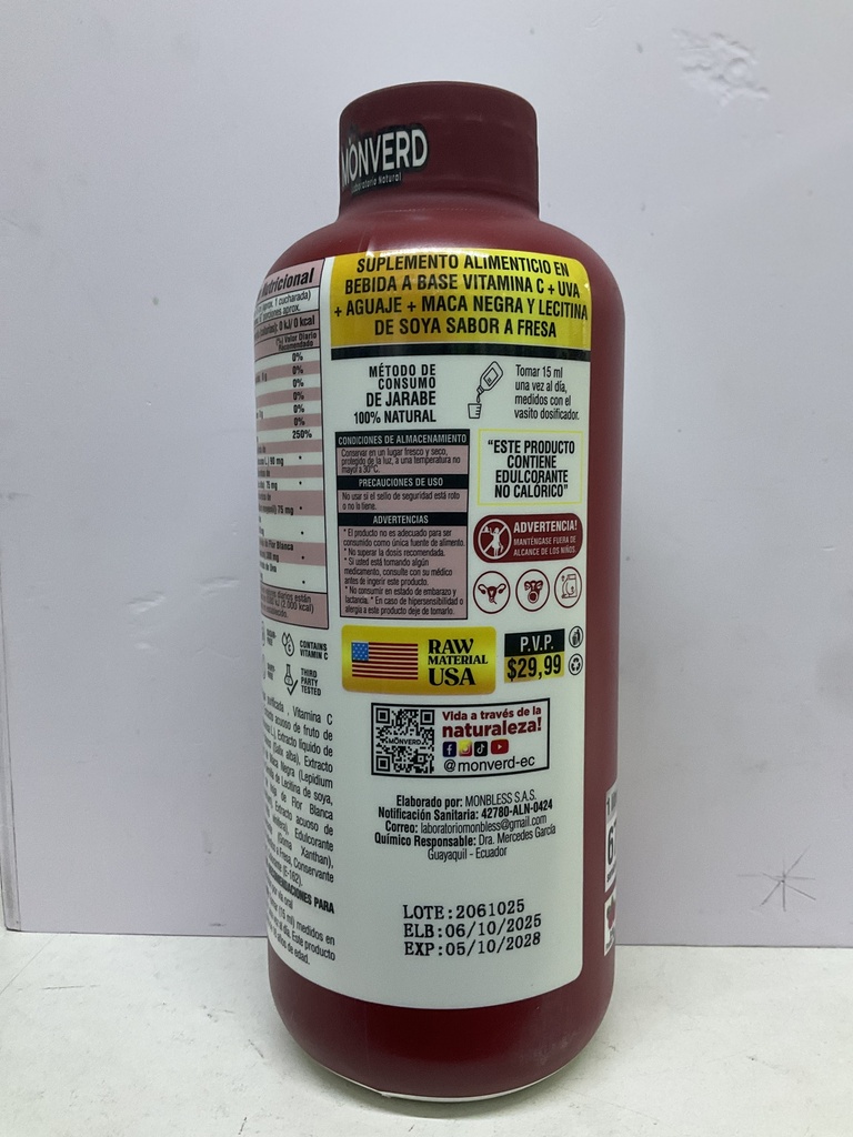 AGUAJE SIEMPRE BELLA 1 LITRO MONVERD