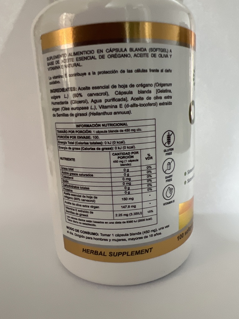 OREGANO MAX 450MG X100 HERBALMAX