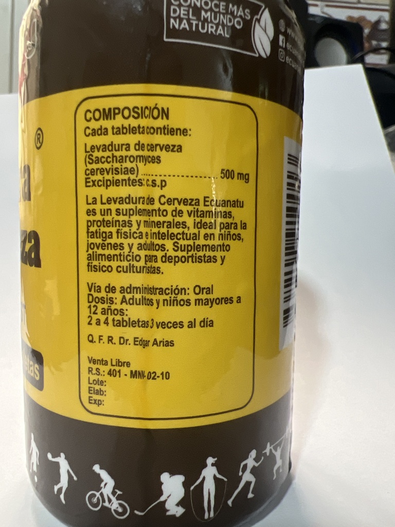 LEVADURA DE CERVEZA 100CAP ECUANATU