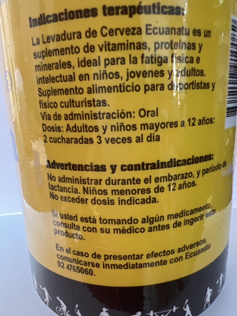 LEVADURA DE CERVEZA EN POLVO 1KG ECUANATU