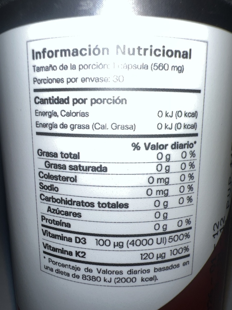 D3 + K2 BALANCE CAP 30 QUANTUM