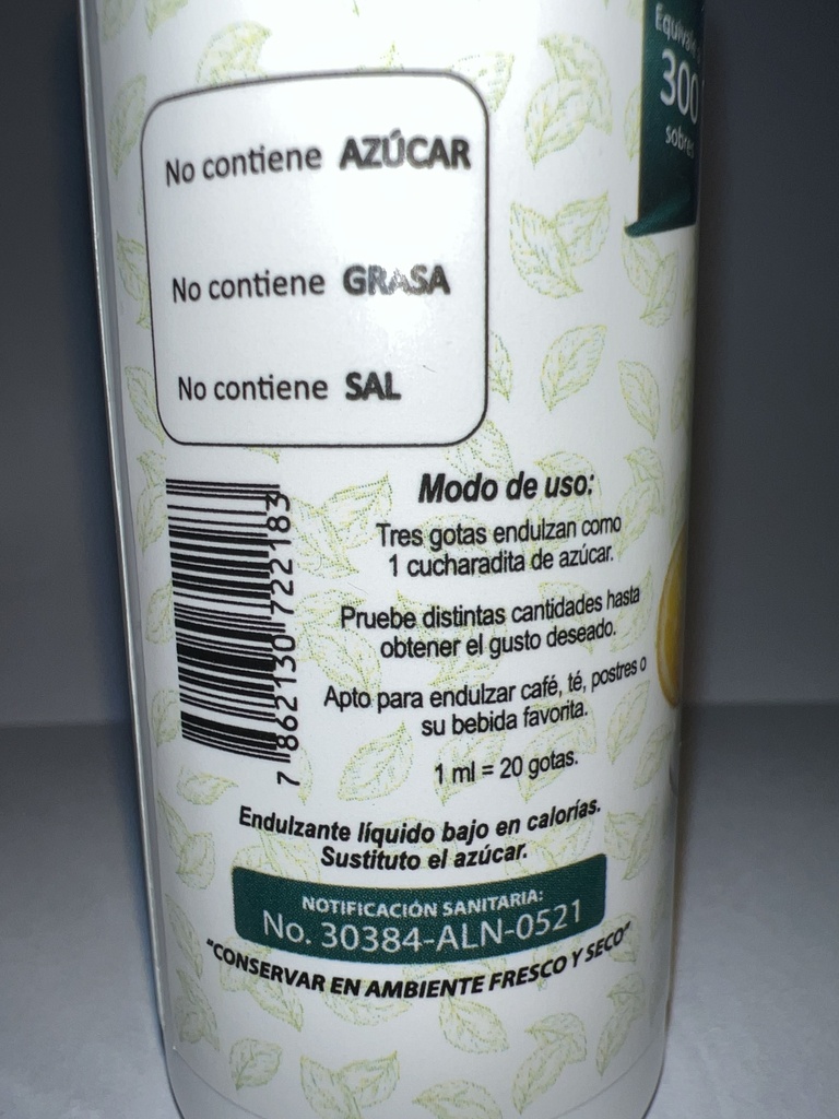 STEVIA GOTAS 60ML ECUAFARMA