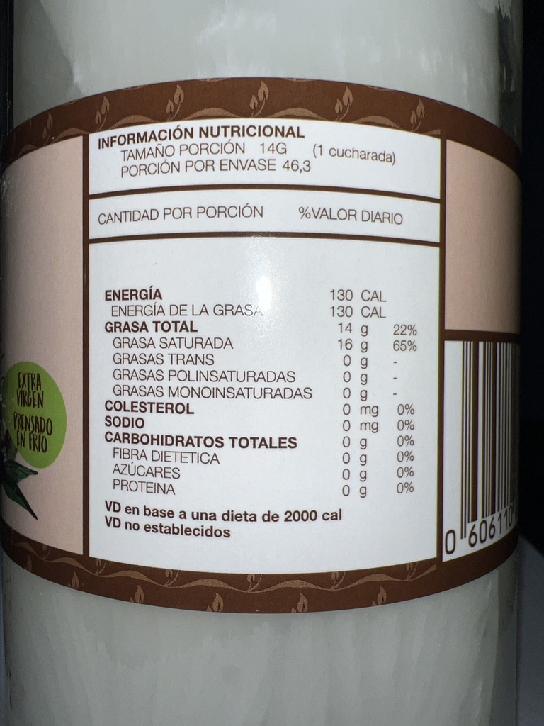 ACEITE DE COCO COMESTIBLE 1000ML WAYRA MIKUNA