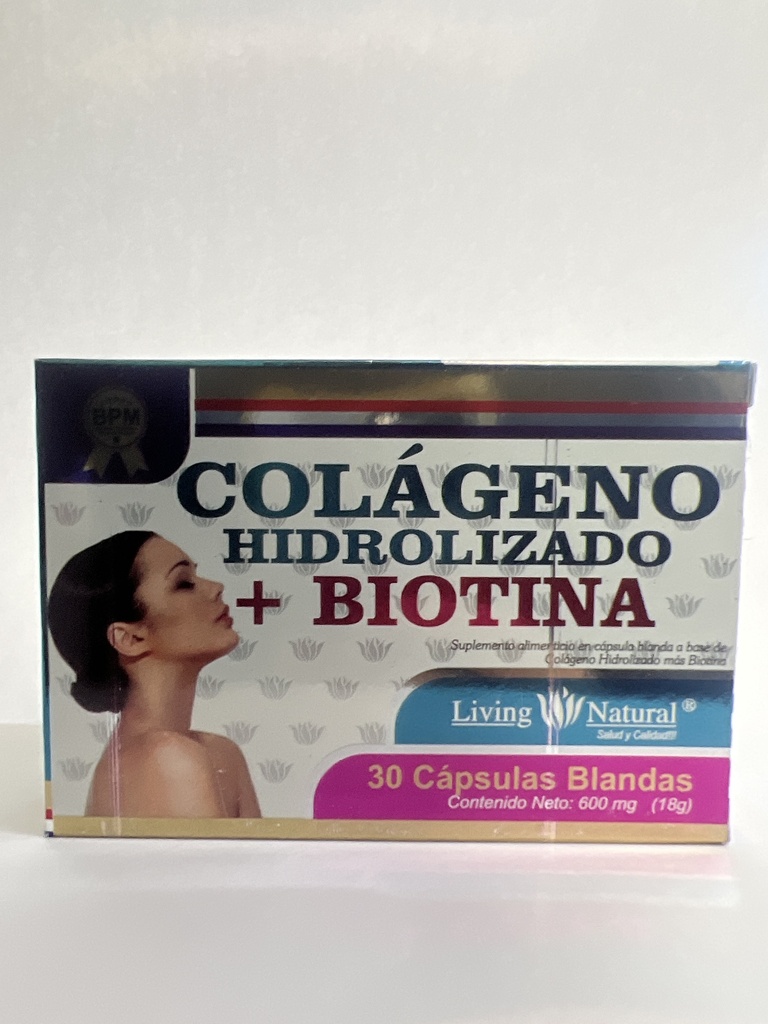 COLAGENO MAS BIOTINA BLISTER X30 LIVING NATURAL