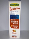 JARABE EMULSION ACEITE DE BACALAO 500ML NATURES GARDEN