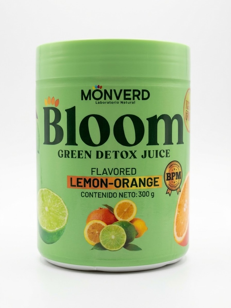 BLOOM-GREEN DETOX JUICE 300GR MONVERD