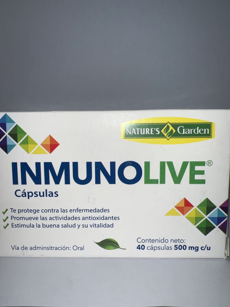 INMUNOLIVE 40 CAP NATURES GARDEN