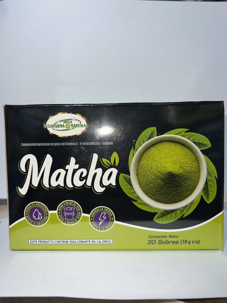 MATCHA POLVO SACHET 10GRX30U ECUAFARMA