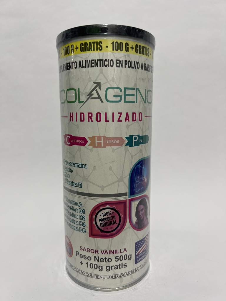 COLAGENO HIDROLIZADO BLANCO 600GR NATU GREEN HOUSE