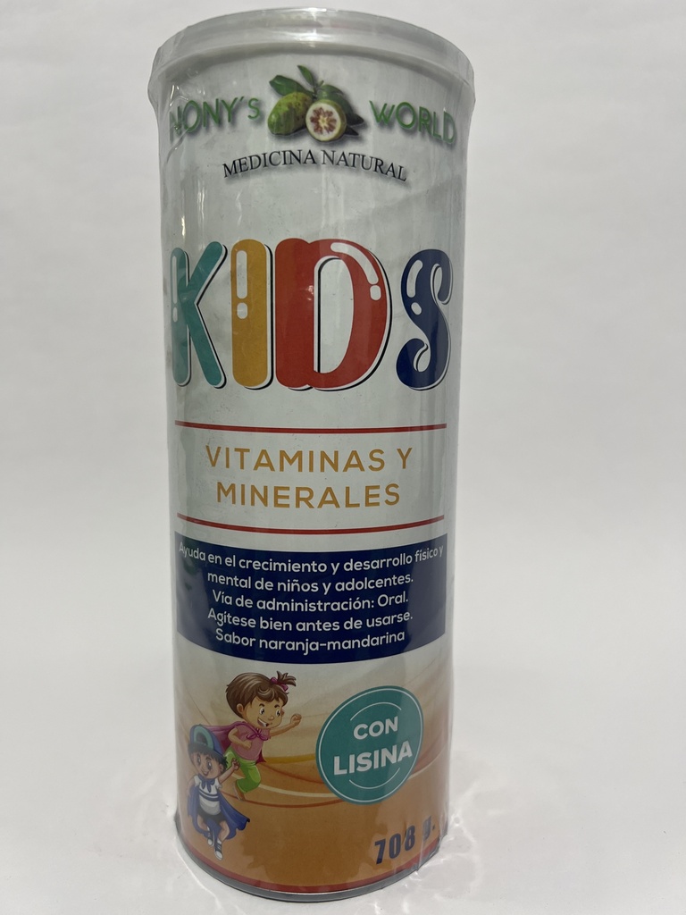 KIDS VITAMINAS Y MINERALES 700GR NONYS WORLD