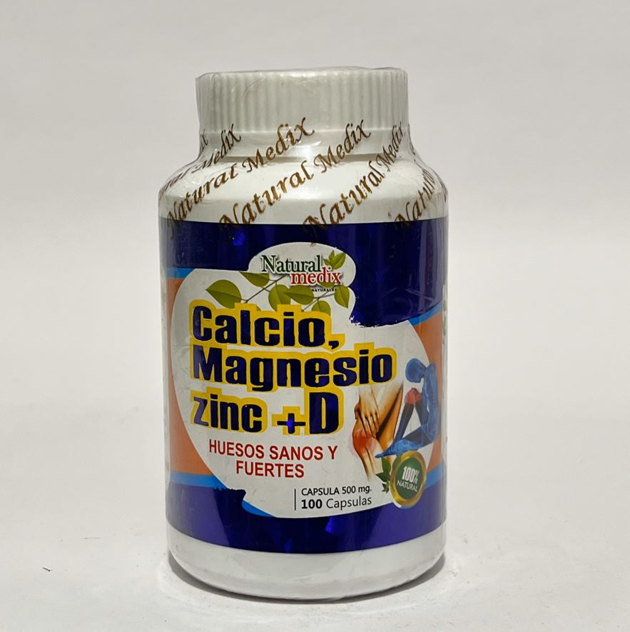 CALCIO MAGENESIO ZINC +D NATURAL MEDIX