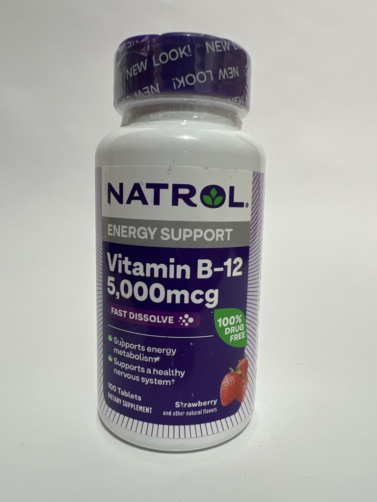 VITAMINA B12 5000MCG 100CAPS NATROL