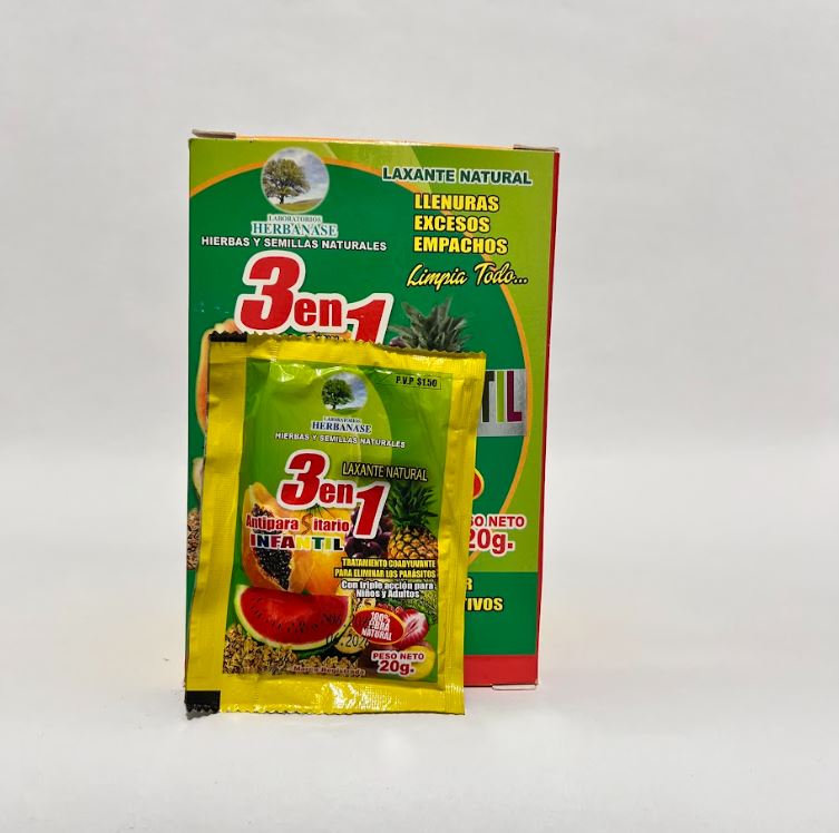 7 PEPAS SOBRES DESPARASITANTE INFANTIL 