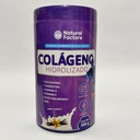 COLAGENO HIDROLIZADO MORADO 500GR NATURAL FACTORS