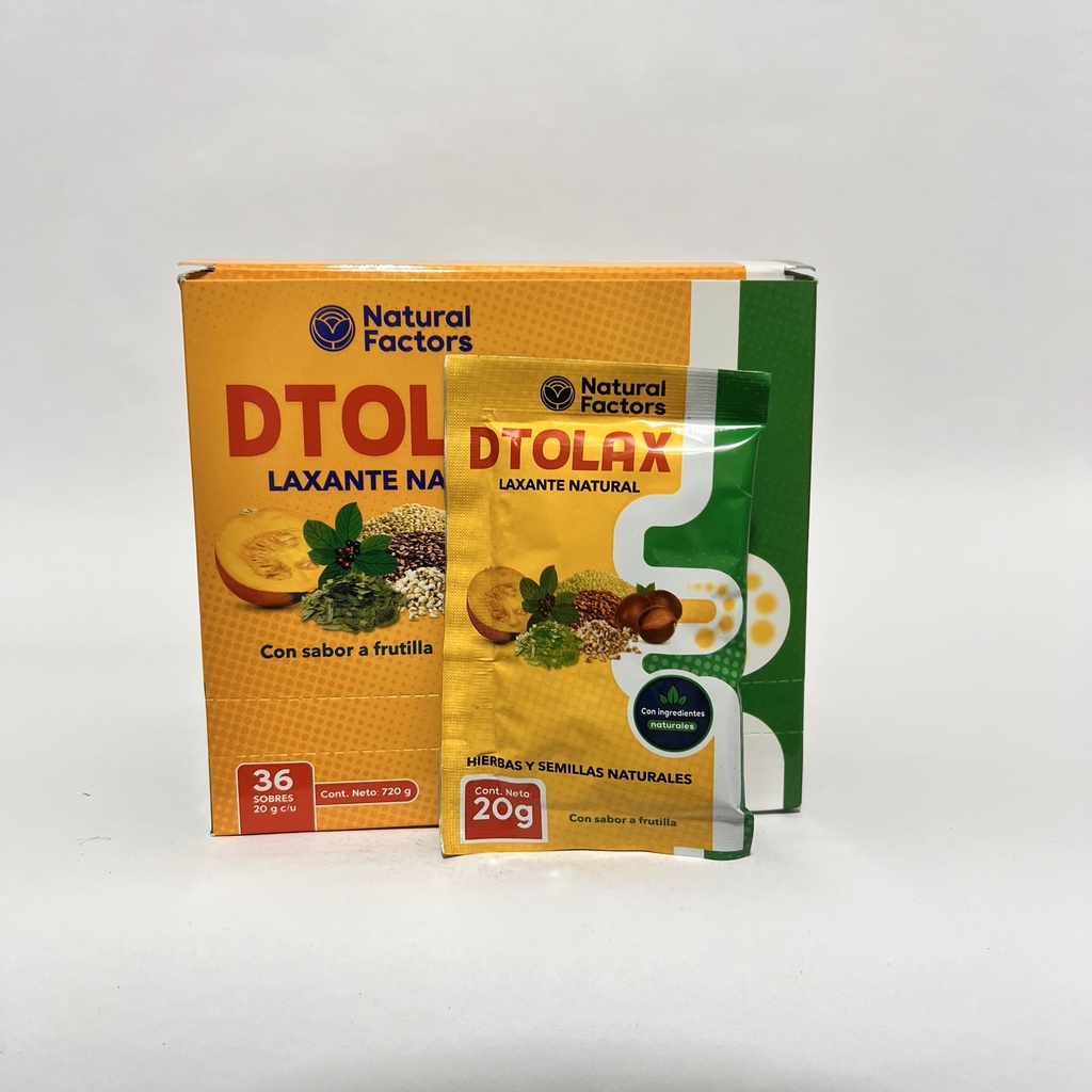 D-TOLAX PURGANTE SOBRES NATURAL FACTORS