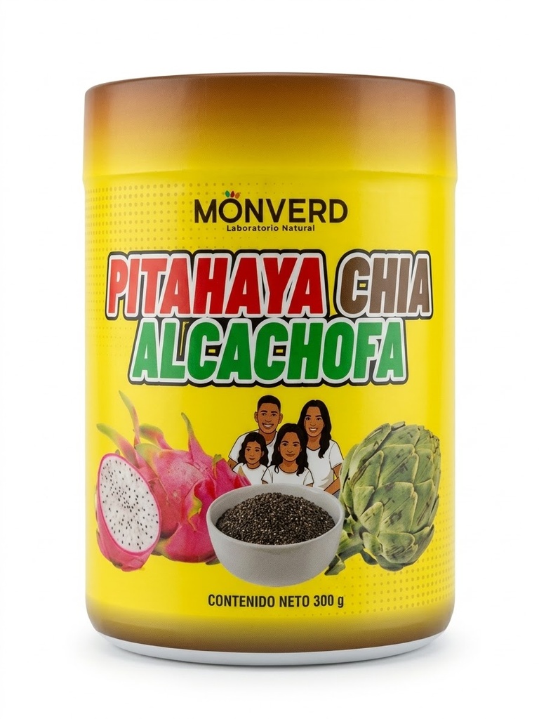 FIBRA 3 EN 1 MONVERD (PITAHAYA Y ALCACHOFA)
