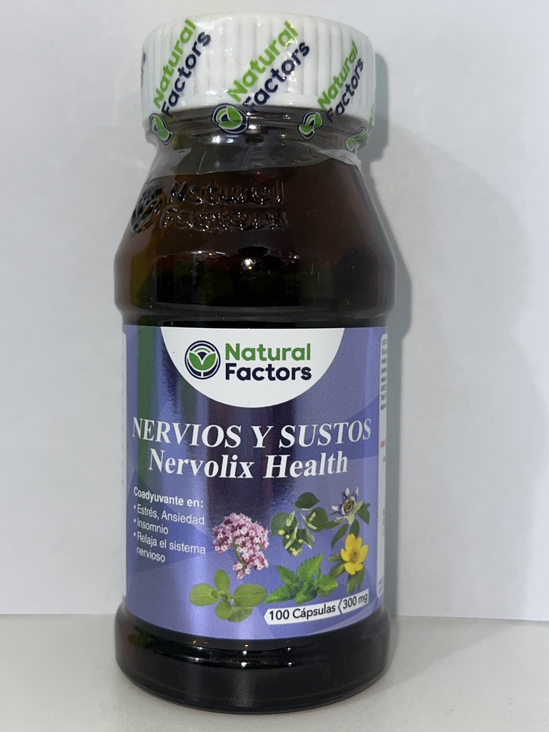 NERVIOS Y SUSTOS NERVOLIX HEALTH CAPSULAS NATURAL FACTORS  