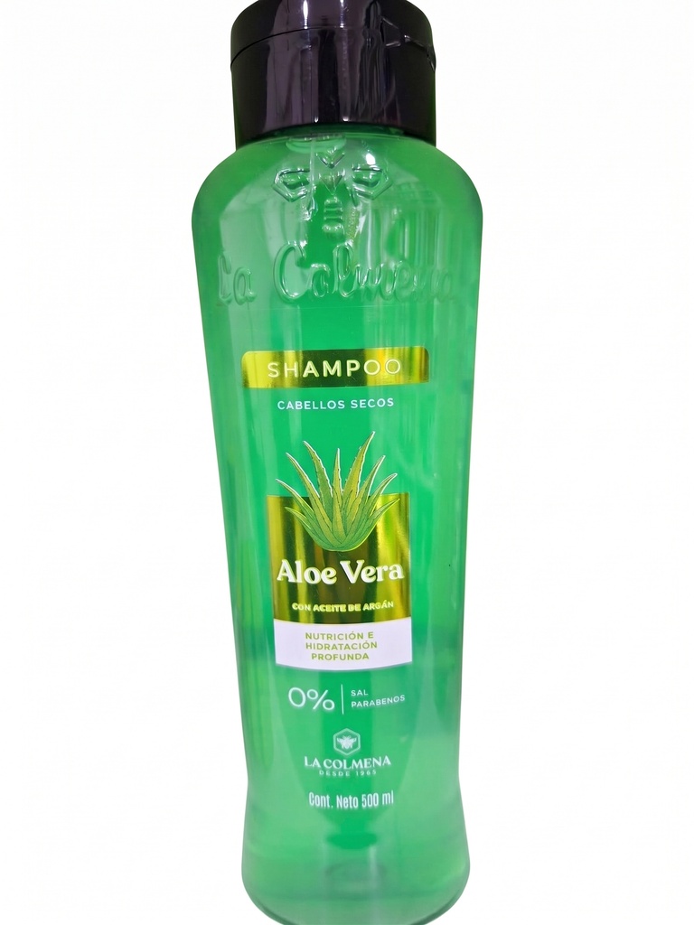 SABILA CON ACEITE DE ARGAN SHAMPOO 500 ML LA COLMENA