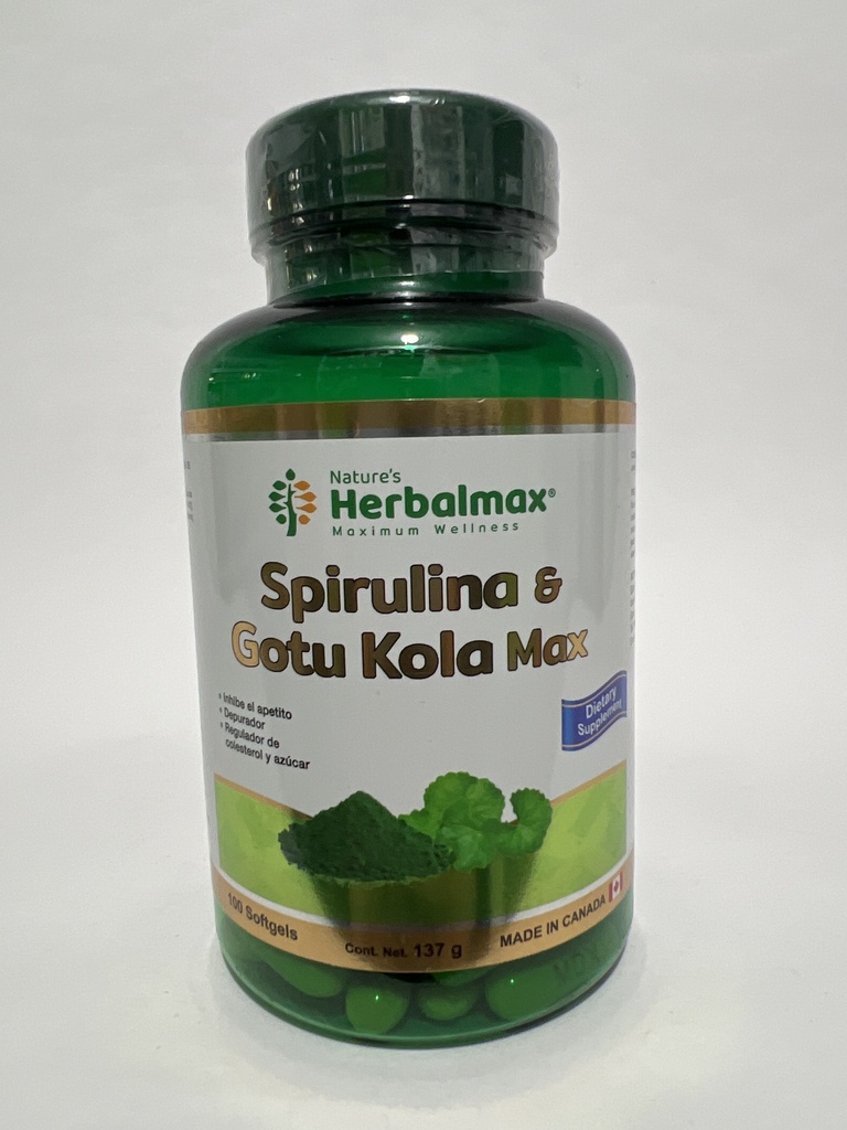 SPIRULINA & GOTU KOLA MAX HERBALMAX