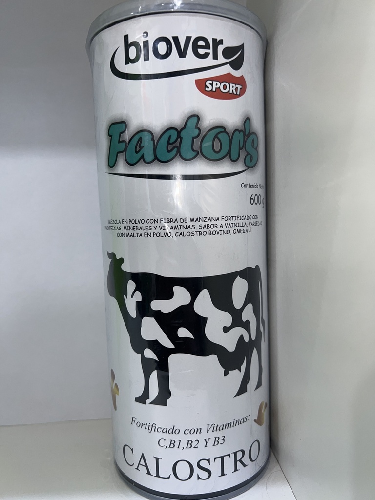 CALOSTRO DE BOBINO FACTORS LABORATORIO BIOVER 600GR