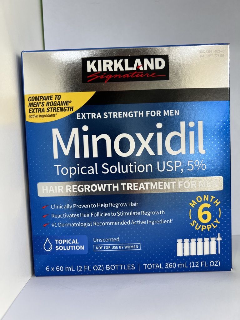 Caja de Minoxidil 6 frascos 