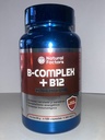 B- COMPLEX + B12 CAPSULAS 600MG X100 NATURAL FACTOR