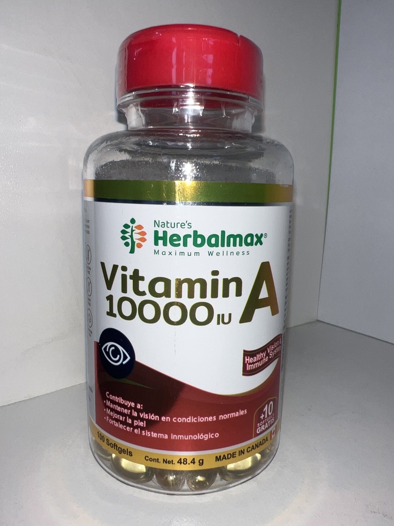 VITAMINA A X 100 CAPSULAS HERBALMAX