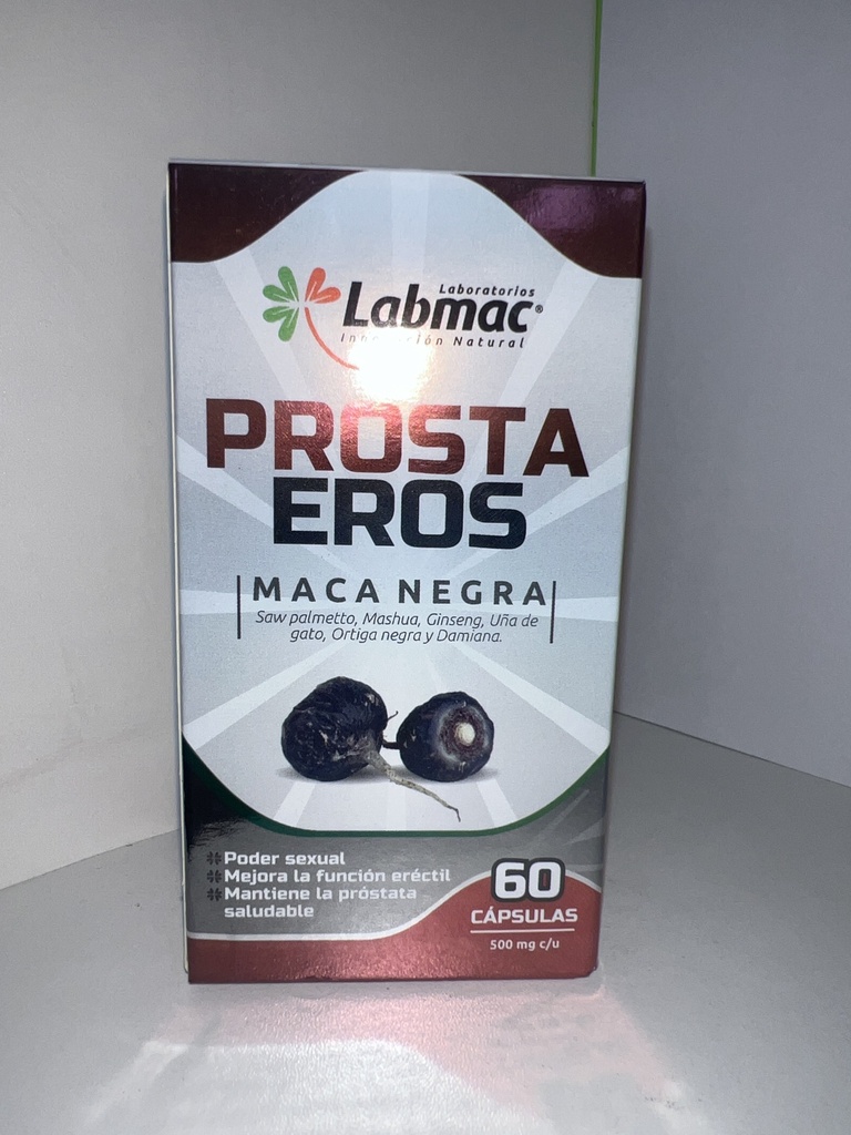 PROSTAEROS CAPSULAS 500GR ENVASE X 60 LABMAC