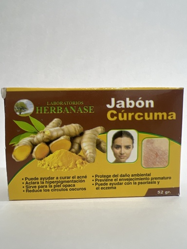 JABON DE CURCUMA HERBANASE