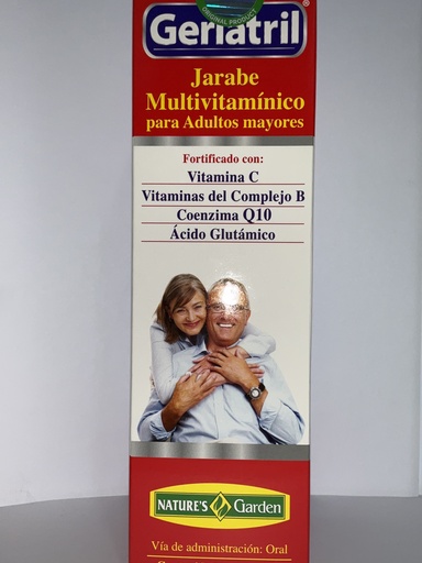JARABE GERIATRIL MULTIVITAMINICO 500 ML NATURES GARDEN