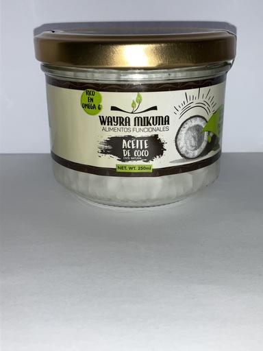 ACEITE DE COCO 250ML WAYRA MIKUNA