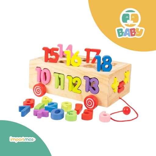 [20915-15] COCHESITO DE NUMEROS BABY