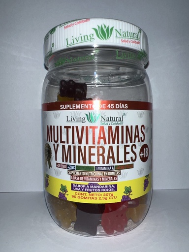 MULTIVITAMINAS ADULTOS GOMITAS 90 U LIVING NATURAL