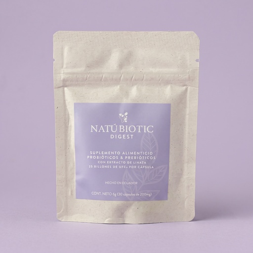 NATUBIOTIC DIGEST - SOBRE 30 CÁPSULAS NATU