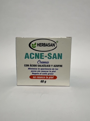 ACNE-SAN CREMA PARA ACNE 60G HERBANASE