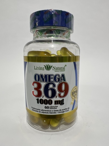 OMEGA 369 100MG / 60 CAPS / LIVING NATURAL