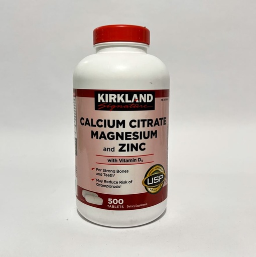 CALCIO CITRATO DE MAGNECIO ZINC MAS D3 KIRKLAND