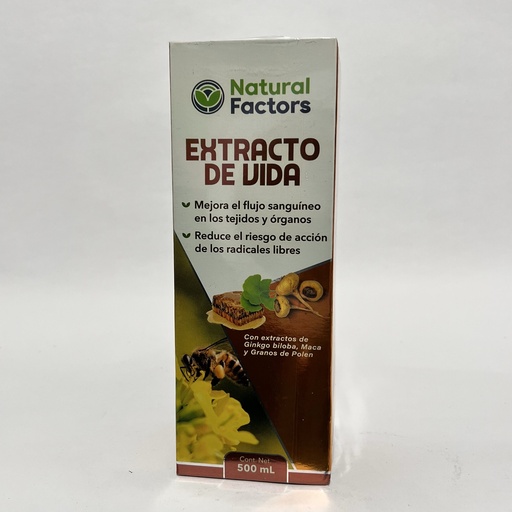 EXTRACTO DE VIDA JARABE NATURAL FACTORS